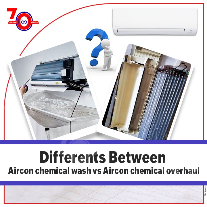 Aircon Chemical wash vs Chemical overhaul