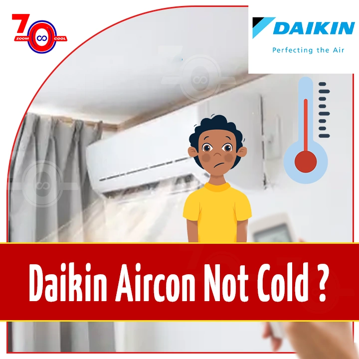 Daikin aircon not cold